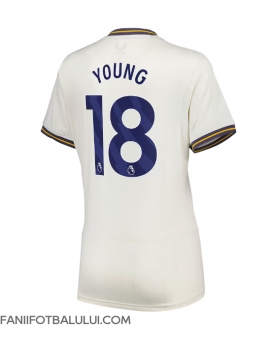 Everton Ashley Young #18 Tricou Fotbal Replică 2024-25 Femei Treilea